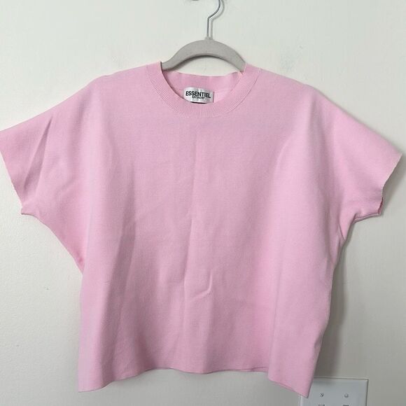 Essential Antwerp Pink Boxy Sweater S - Picture 1 of 8